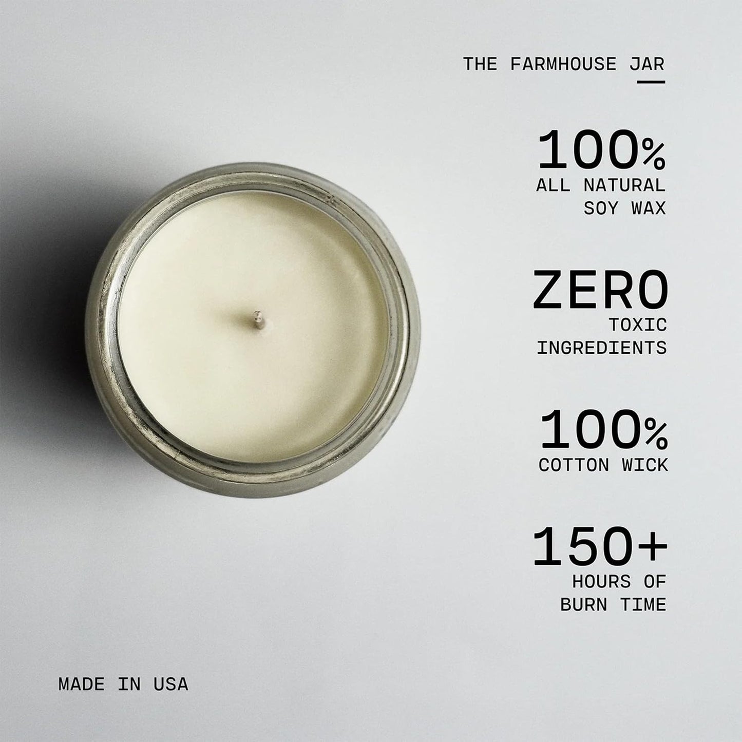 Milkhouse Candle Company Strawberry Patch Soy Candle - Ripe Strawberries | Sun-Drenched Berries | Juicy Fruit Scented - 26 oz Farmhouse Jar with Lid - 150+ Hour Burn Time, Made in the USA