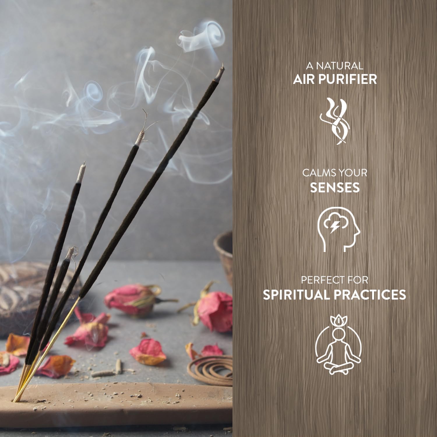 Giftbrit Hem Incense Sticks Variety Pack - 15 Fragrances (300 Sticks Total) - Sandalwood, Lavender, White sage & More - 1 x Giftbrit Holder - Long-Lasting Aromatherapy for Meditation, Yoga, Relaxation