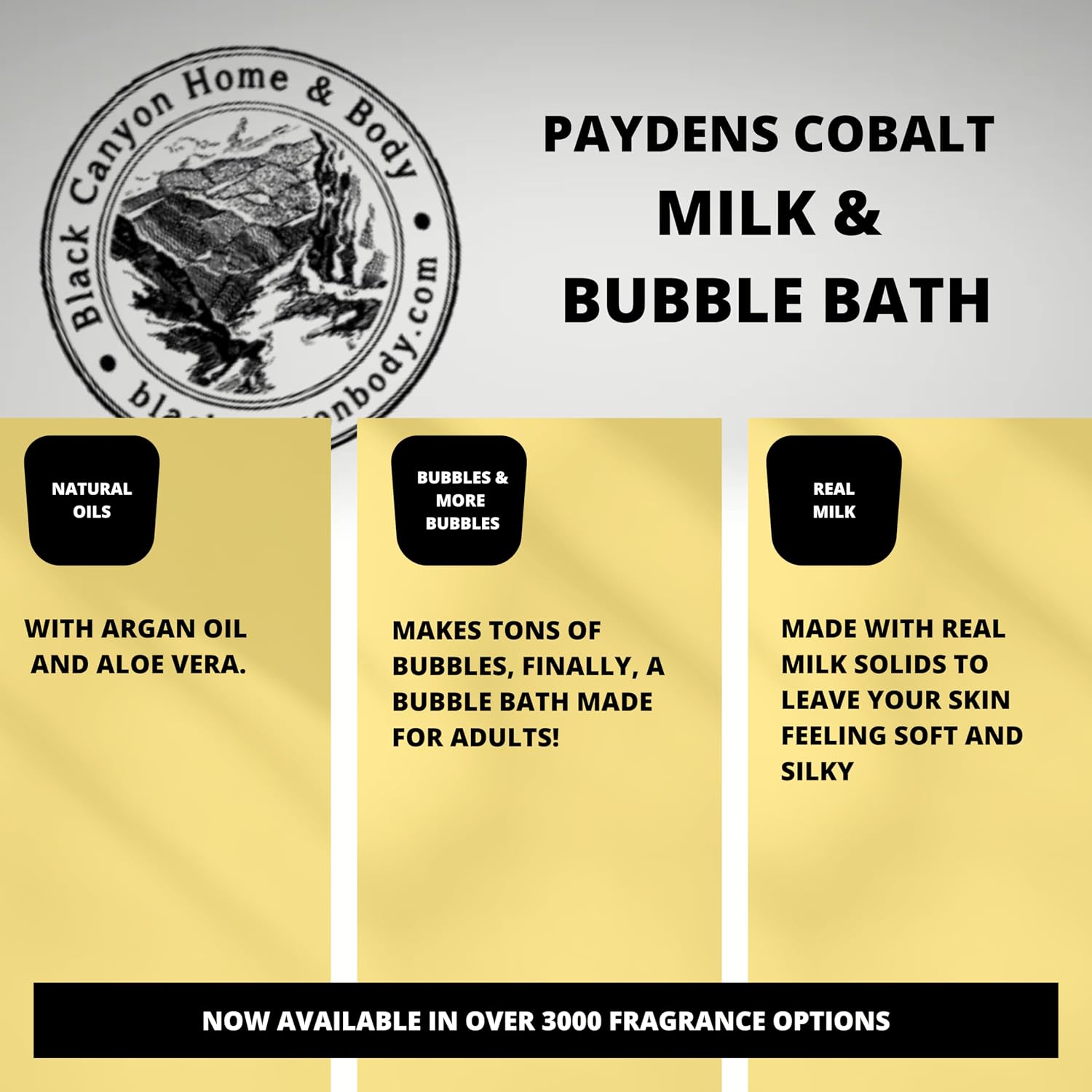 Black Canyon Caramel Pumpkin Scented Milk & Bubble Bath, 12 Oz