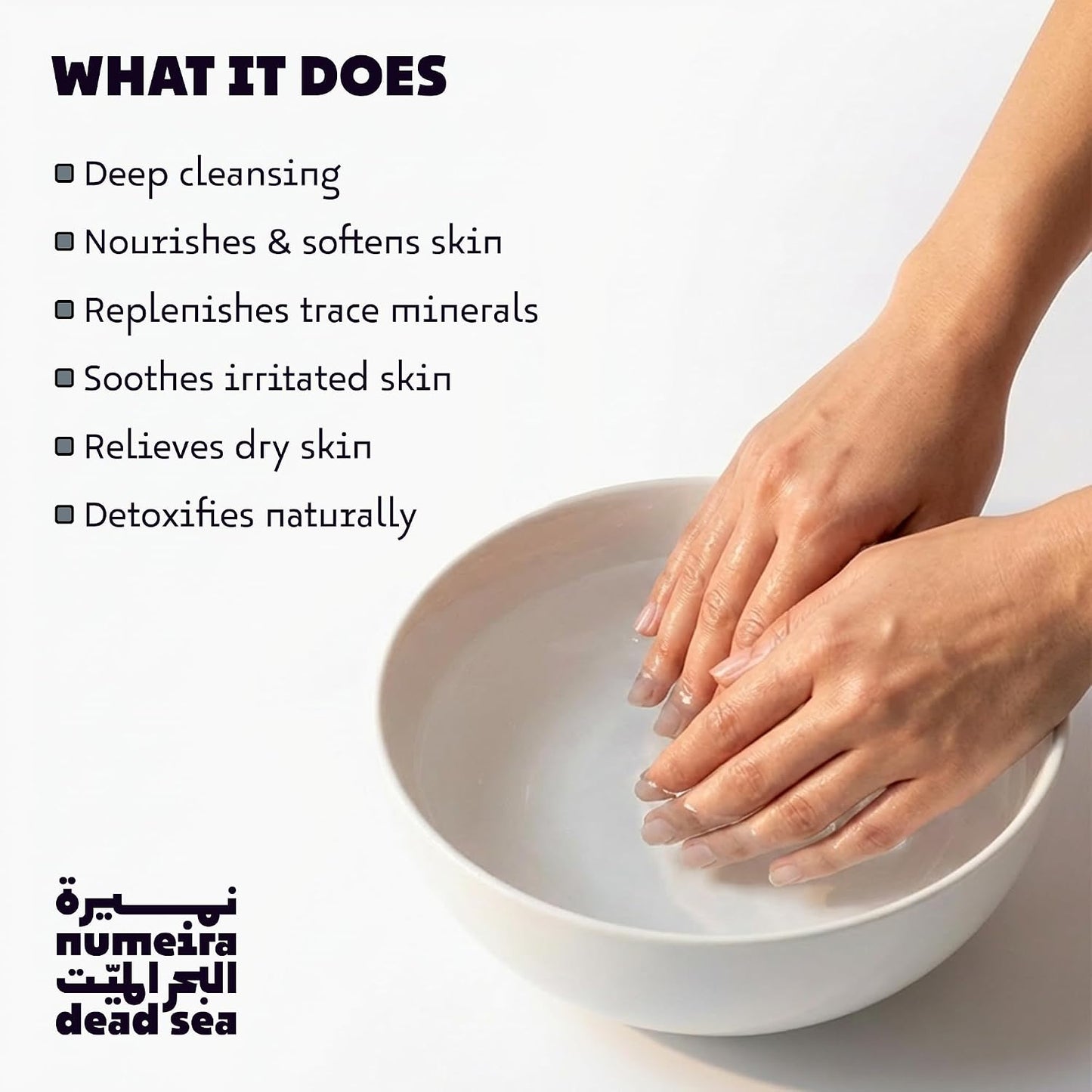Dead Sea Salts for Soaking Relaxing Sea Salt Bath Soak for Body Rejuvenation - Natural Mineral Salts - Coarse Dead Sea Salt Unscented Bath Salts for Women & Men (2.2 lb)