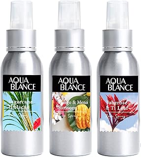 Fragrant Room Spray, Hawaiian Luau, 3 x 3.4 fl oz, Air Fresheners Odor Eliminator for Home, Bathroom, Concentrated Room Spray