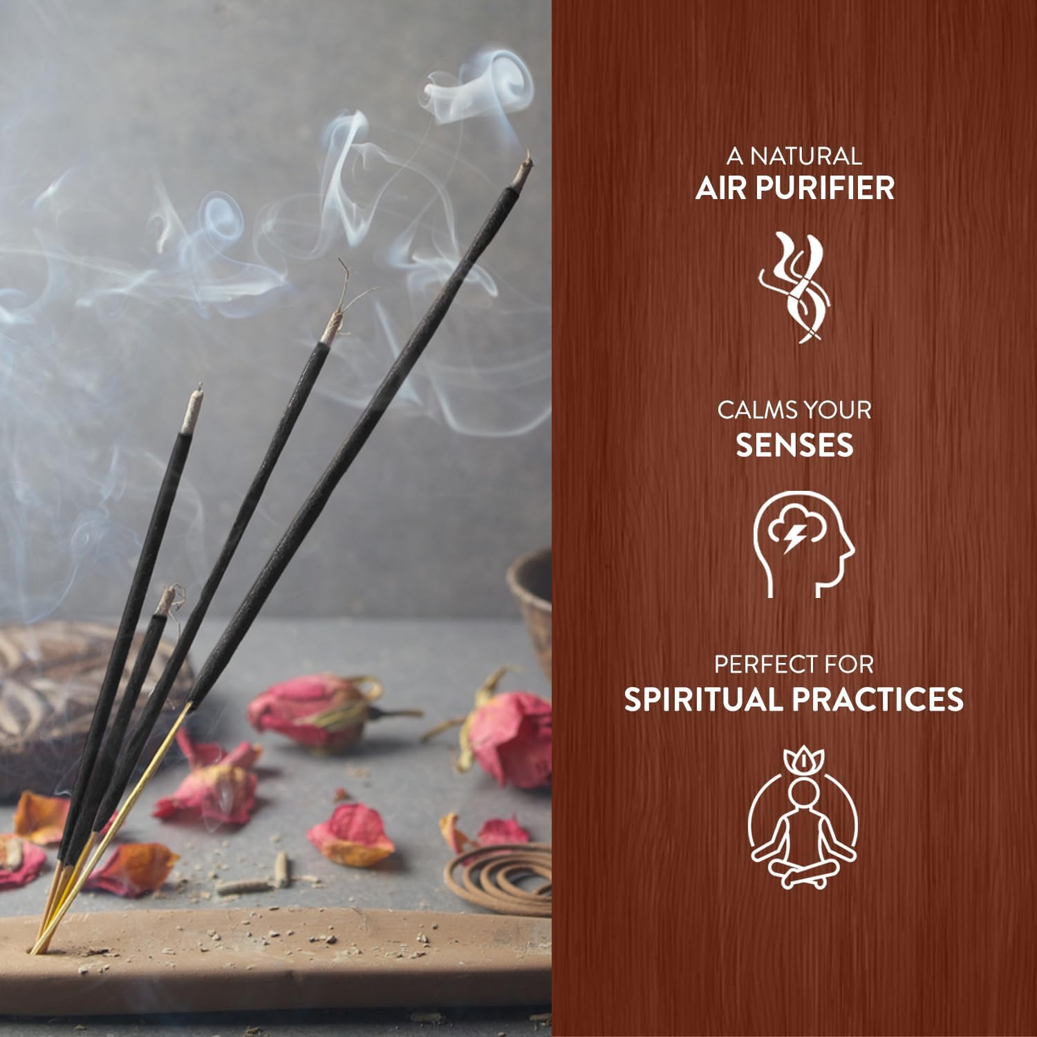 Hem Cinnamon Incense Sticks (120 Sticks, 6 Boxes Inside) - 9 Inches Long, 20g per Box - Perfect for Meditation, Rituals,Cleansing & Yoga.