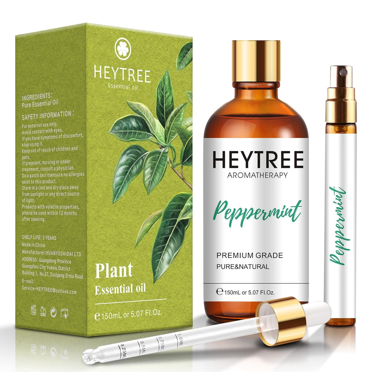 Peppermint Essential Oil - 5.07 FL OZ - Strong Pure Natural Essential Oils - Perfect for Aromatherapy-Kitchen