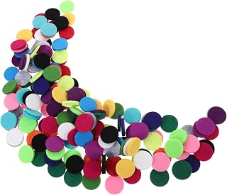170PCS Replacement Aroma Pads for Essential Oil Diffuser Small Fiber Aroma Locket Refills for 30MM Pendant Household Aromatherapy Accessories