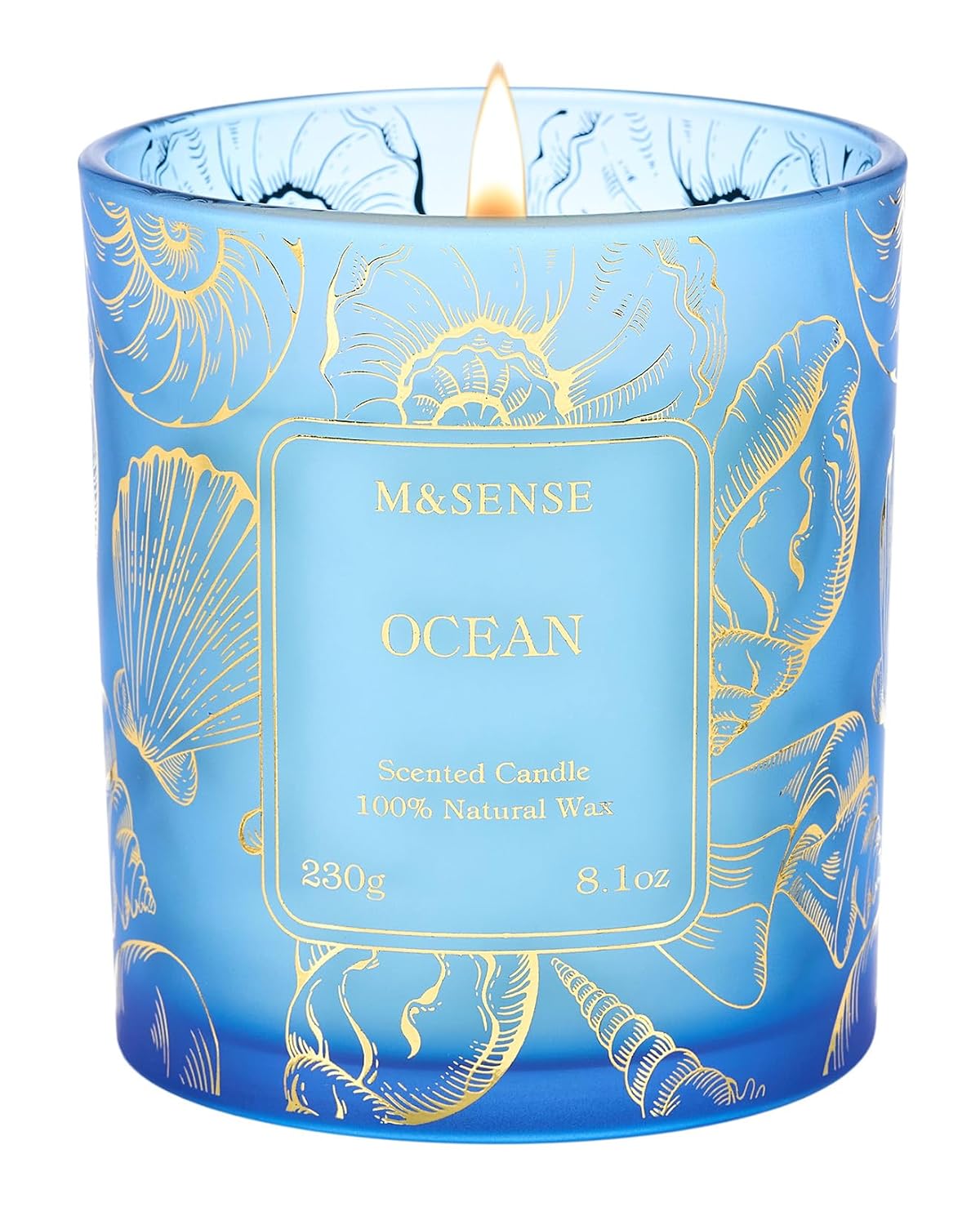 M&SENSE Natural Soy Wax Ocean Scented Candles