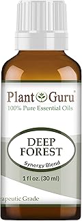 Deep Forest Essential Oil Blend 1 oz / 30 ml 100% Pure, Undiluted, Therapeutic Grade. Aromatherapy, Respiratory System Support, Air Purifier, Sinus, Natural Christmas Scent