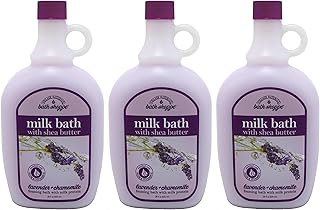 Village Nat. Bath Milk Bath Ultra-Moist Lavendr/Chamo 28 Ounce (828ml) (3 Pack)