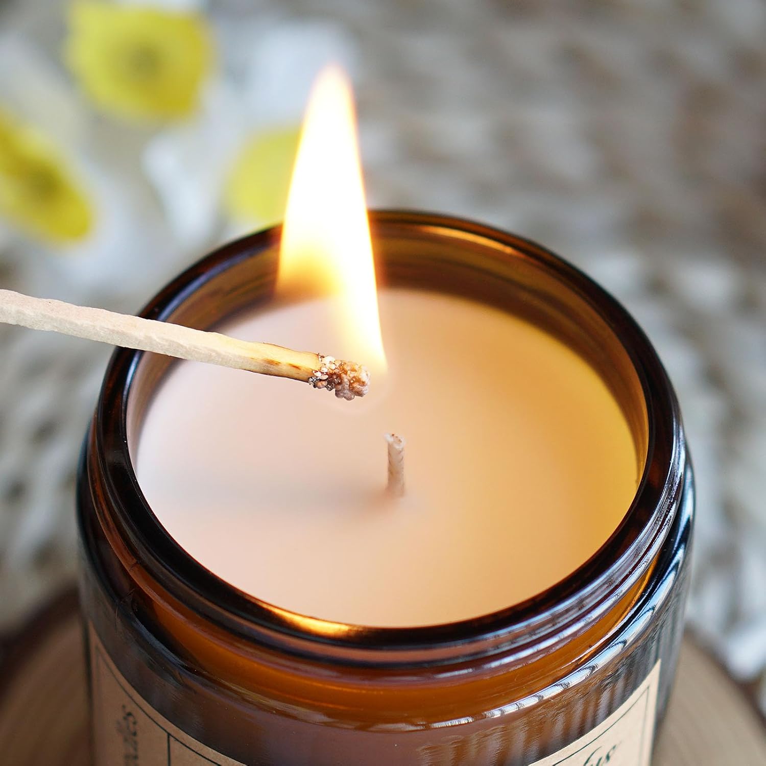 Lavender Eucalyptus Candles for Home Scented - 8oz Aromatherapy Candles for Relaxation Anxiety Stress Relief Non Toxic, Calming Candles Gifts for Women Soothing Relaxing Bath Yoga Meditation