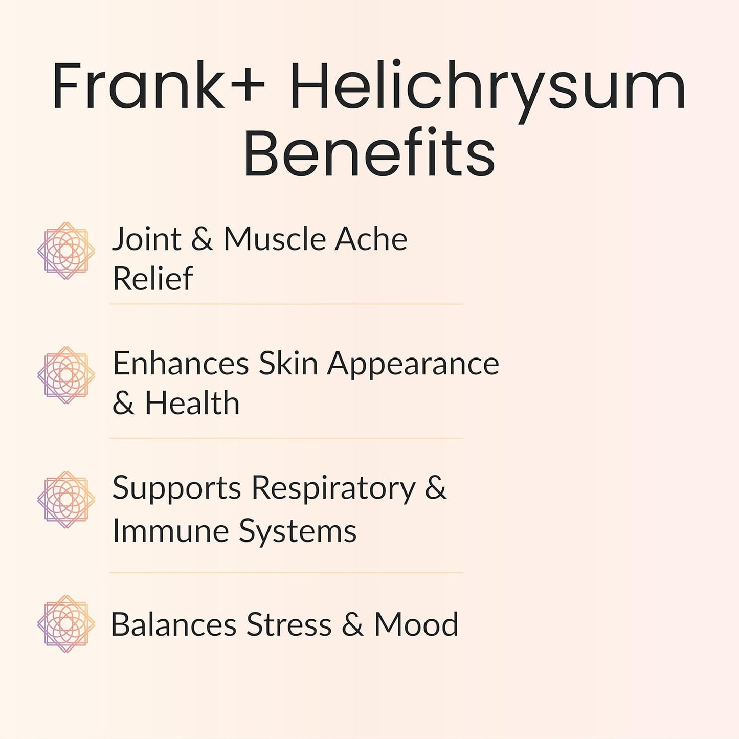 Vitality Extracts Frank+ Helichrysum Essential Oil Blend - 10ml, Frankincense Boswellia Seratta, Aromatherapy, Soft Skin, Relief from Daily Aches & Soreness, Natural