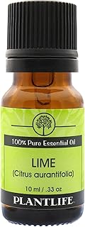 Plantlife Lime Aromatherapy Essential Oil - Straight from The Plant 100% Pure Therapeutic Grade - No Additives or Filters - 10 ml