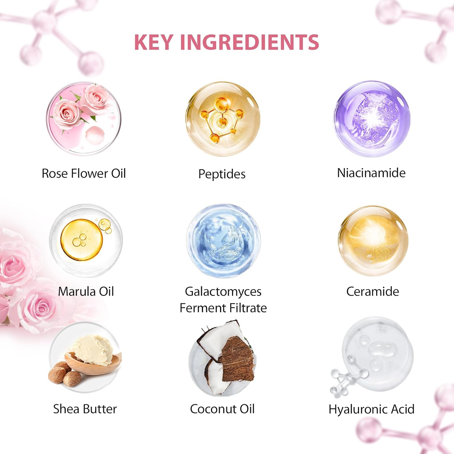 Gifts for Women, Birthday Gifts, 33 Pcs Rose Hydrating Face Skin Care Gifts Set, Bath & Body Spa Gifts Basket Set for Women, Beauty Care Kit, Makeup Bag, Face Serum, Christmas, Anniversary, Wife, Mom