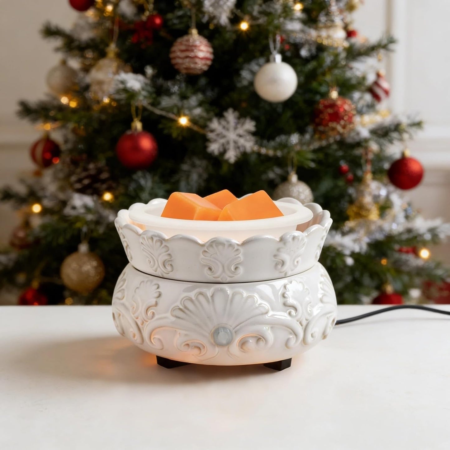 ASAWASA 2 Pcs Silicone Liners for Wax Warmer,No Mess, No Scrape, Long Lasting and Reusable, 2.48 in in Bottom Diameter (medium size 2pcs)
