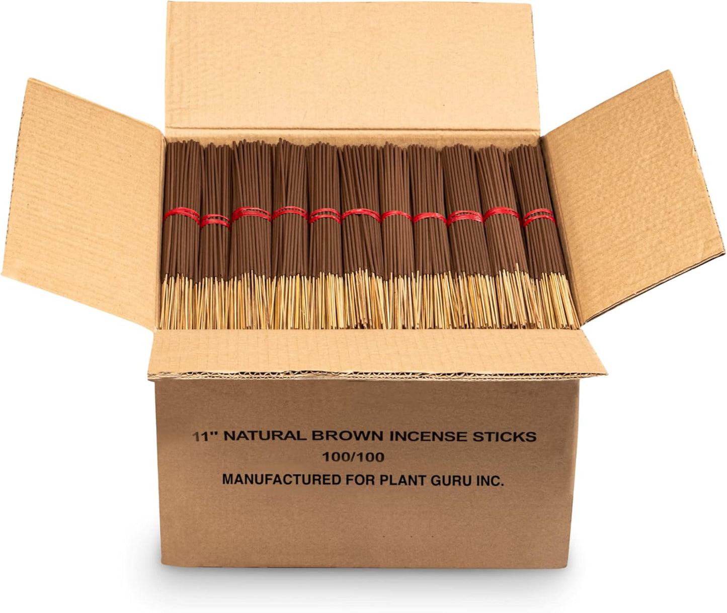1000 Unscented Incense Sticks 11" Bulk - 100% Natural Joss and Bamboo Punk Blanks - Great for DIY Aromatherapy Incense Making.