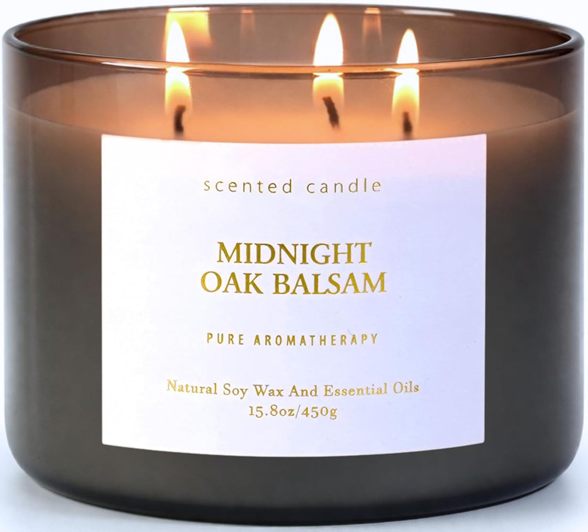 Midnight Oak Balsam 3-Wick Scented Candle