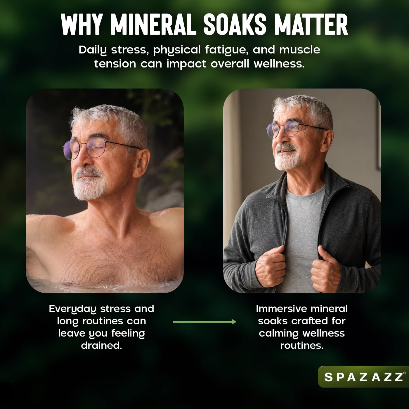 Spazazz RX Therapy Hot Tub Spa and Bath Aromatherapy Salt Crystals 4oz 8 Pack Sample Bundle Includes Muscle - Joint - Detox - Stress - Respiratory - Sport -Sleep - Energy. Great for Muscles & Joints