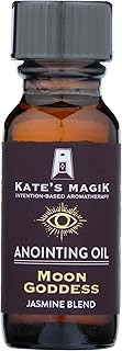 Moon Goddess Anointing Oil 100% Pure Essential Oil Jasmine Blend Uplifiting and Yet Calming and Sensual for Heart and Sacral Chakras