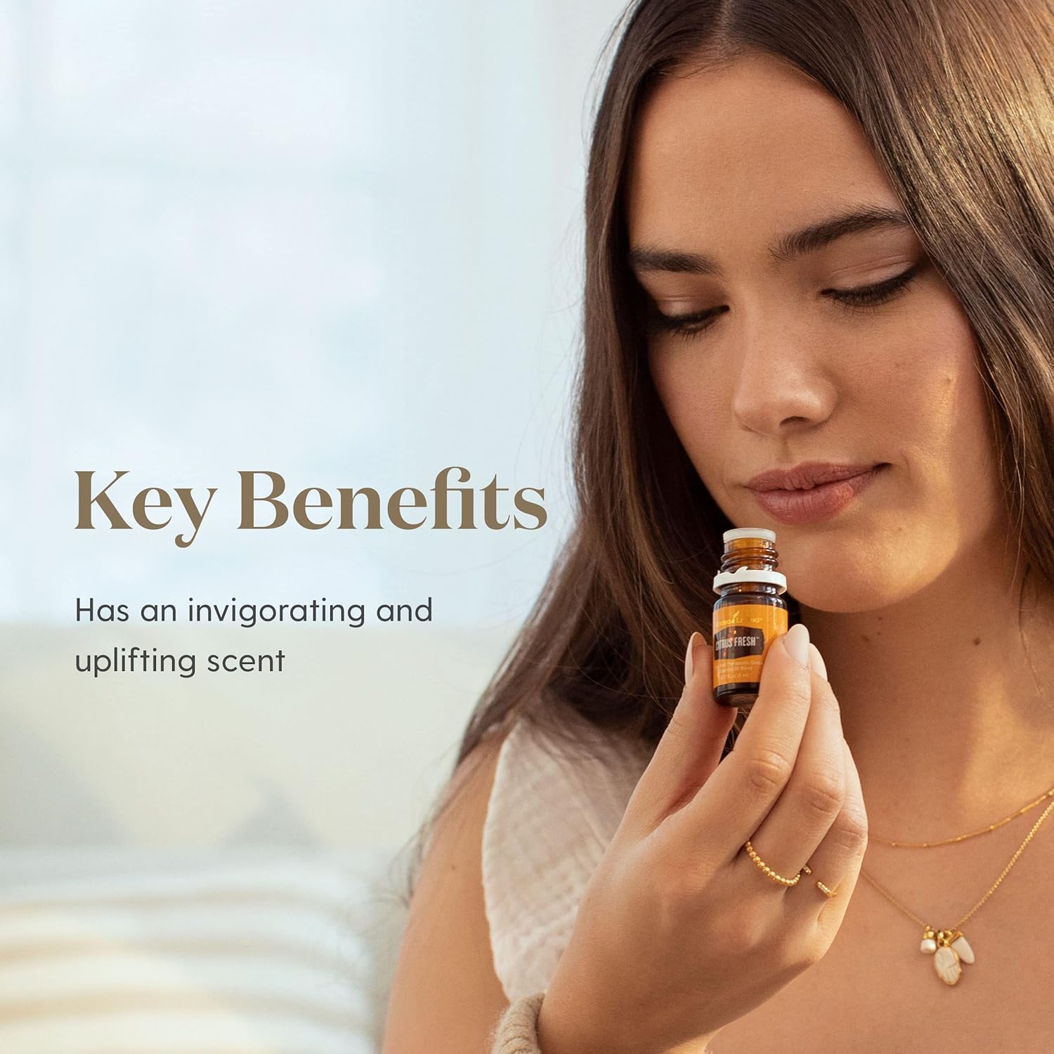Young Living Citrus Fresh Essential Oil 15ml - Antioxidants, Essential Oils for Body, Orange, Uplifting and Refreshing Aroma When Diffused