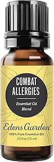 Edens Garden Combat Allergies Essential Oil Blend- 100% Pure Premium Grade, Undiluted, Natural, Therapeutic, Aromatherapy, The Best for Diffusing, Skin, Humidifiers, Face 10 ml (.33 fl oz)