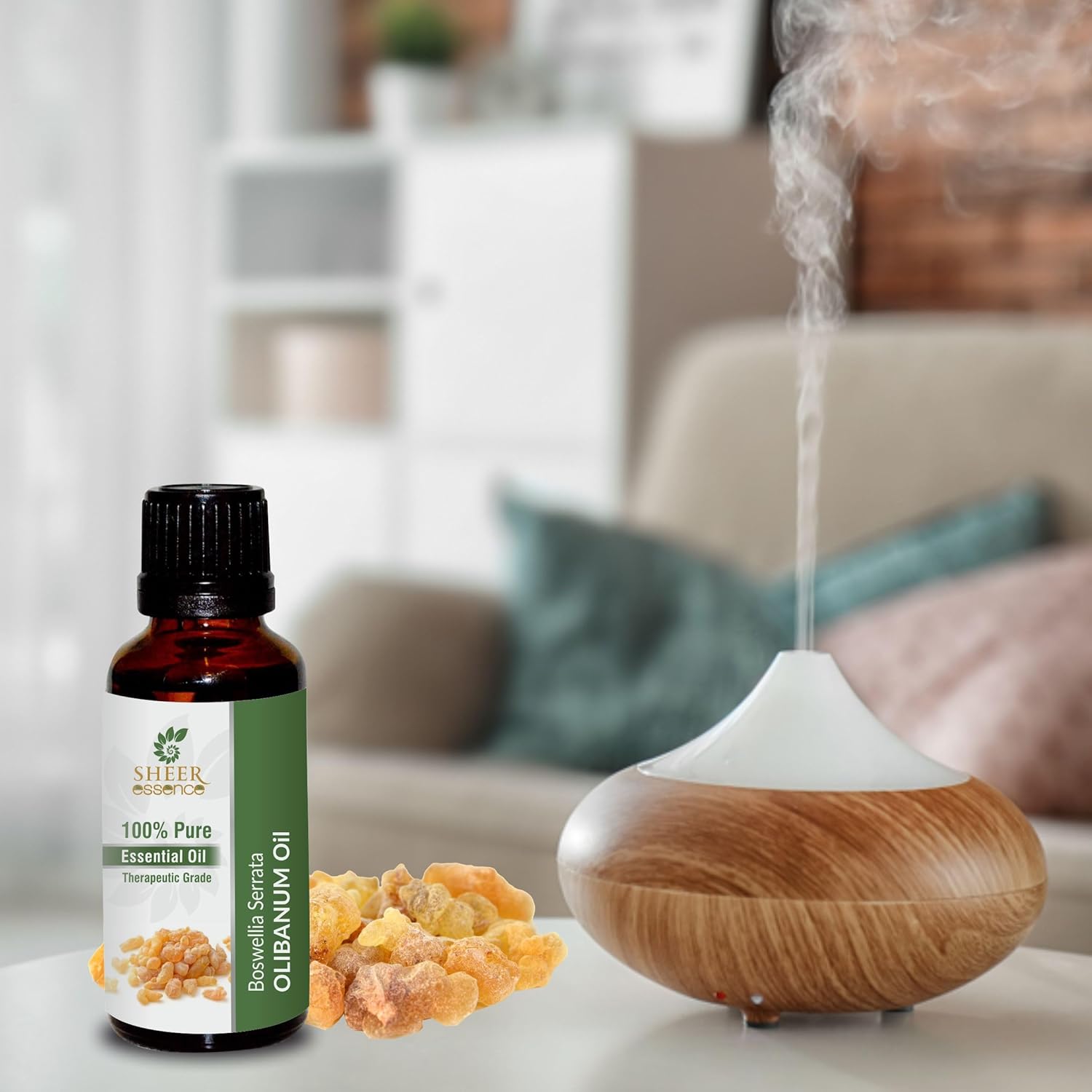 Olibanum Oil 5 ML (0.16 Fl.Oz) | 100% Pure Natural Undiluted Uncut Therapeutic Grade Boswellia Serrata Essential Oil