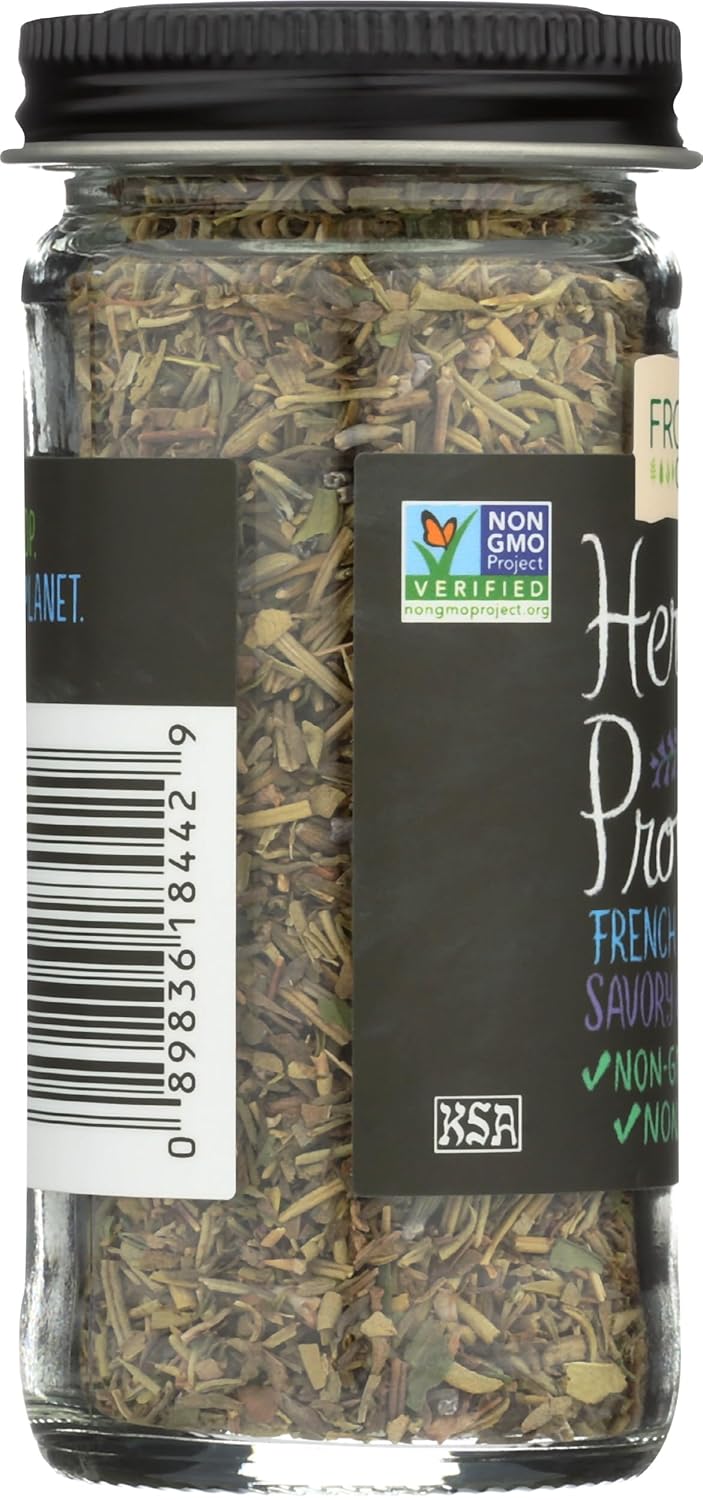 Frontier Co-op Herbes De Provence, 0.85 Ounce, French Blend of Aromatic Savory, Thyme, Rosemary, Basil Tarragon & Lavender