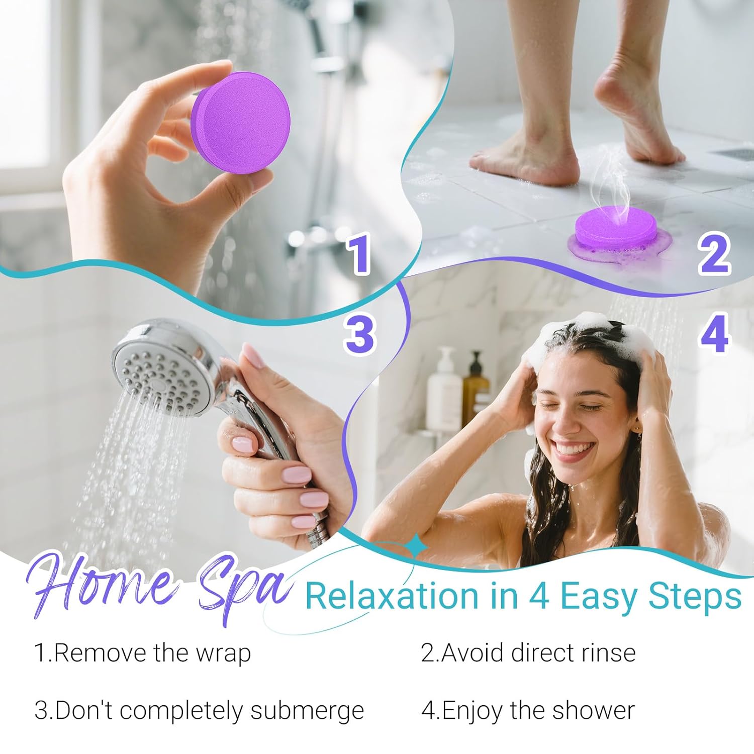 Shower Steamers Aromatherapy - sanyi Birthday Gifts for Women Teen Girl, Graduation Gifts, Wedding Favors for Guests Her, Shower Bombs with Natural Essential Oils Self Care