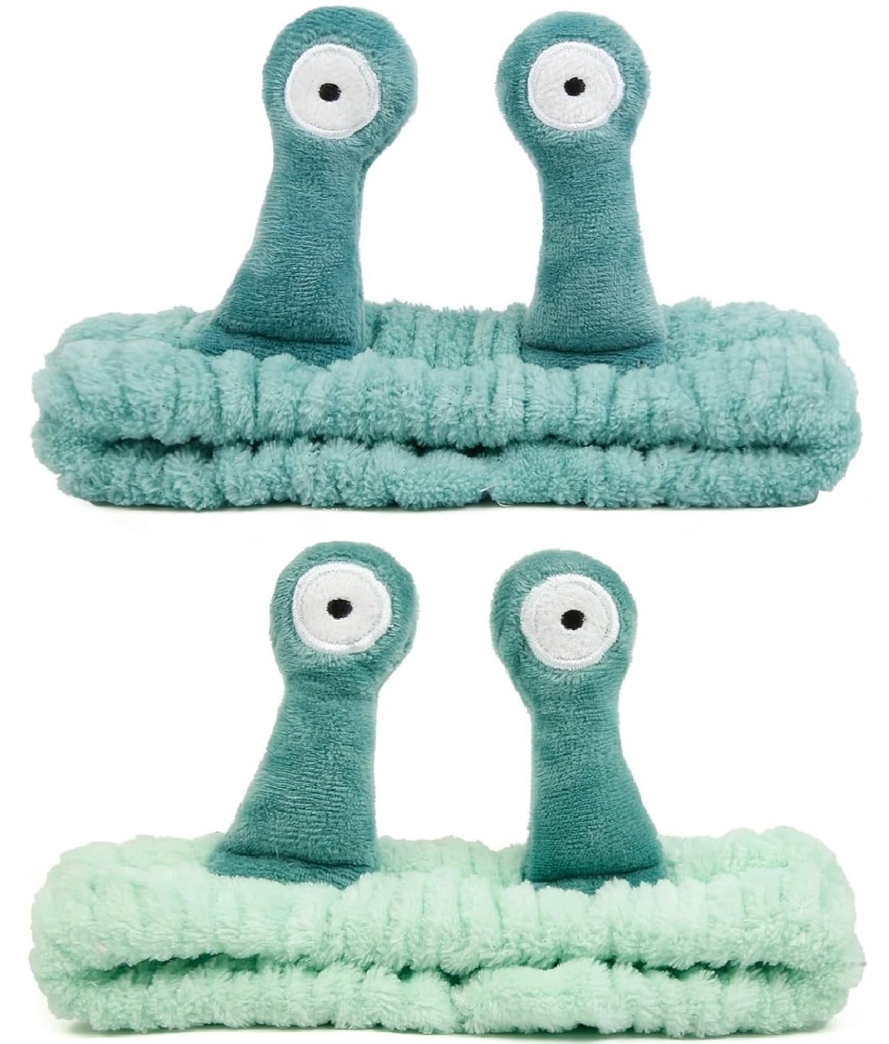 Huachi Skincare Headbands for Women Girls: Cute Snail Spa Headband for Washing Face, Makeup Face Wash Headband Funny Easter Basket Stuffers Gifts Green