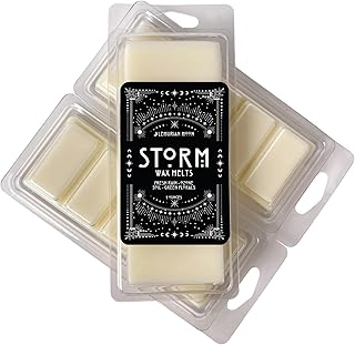 Storm Soy Wax Snap Bar Wax Melts |Fresh Rain, Ozone, Soil, Green Florals, Petrichor | 2 oz Snapbar, Witchy Meditation Spells Rituals Snapbar