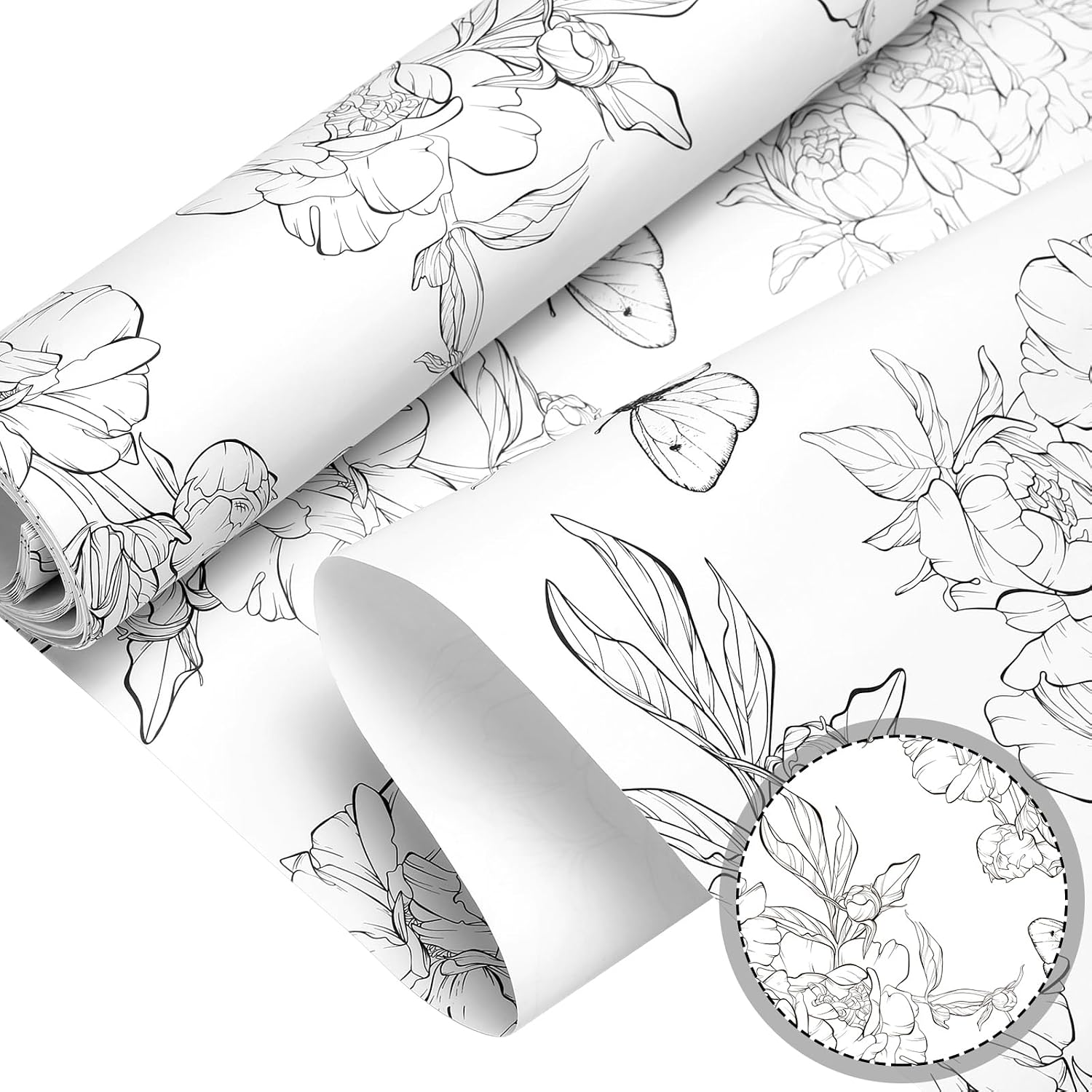 Geosar 10 Sheets Drawer Liners for Dresser Scented Drawer Liners Drawer Paper Liner Non Adhesive Scented Liners for Drawers Fragrant Drawer Liners for Home Shelf Closet (Butterfly,Linen Scent)