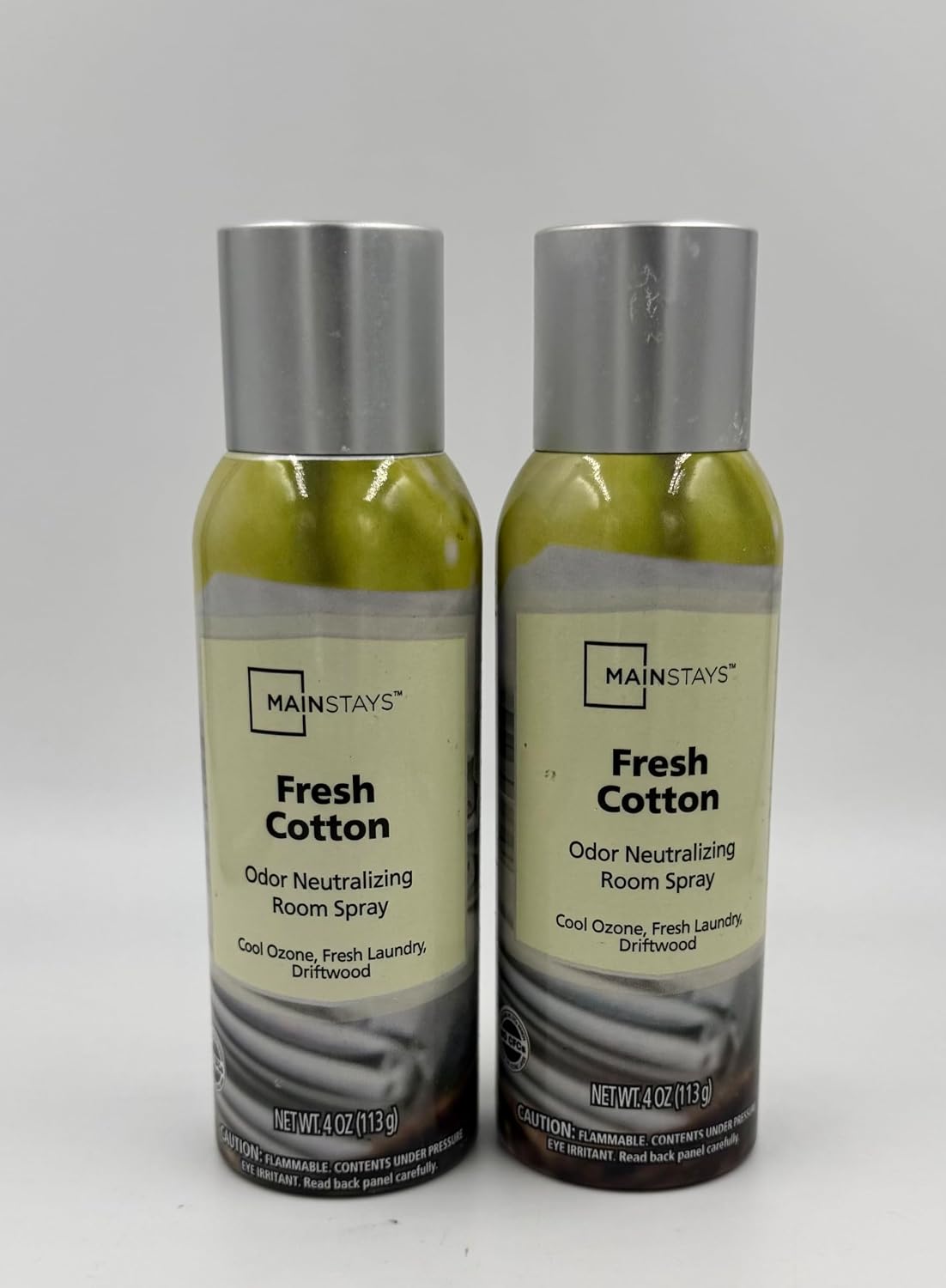 Mainstay Room Spray Fresh Cotton (4oz) 2 Pack