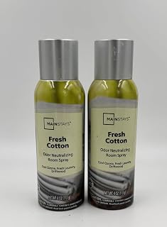 Mainstay Room Spray Fresh Cotton (4oz) 2 Pack