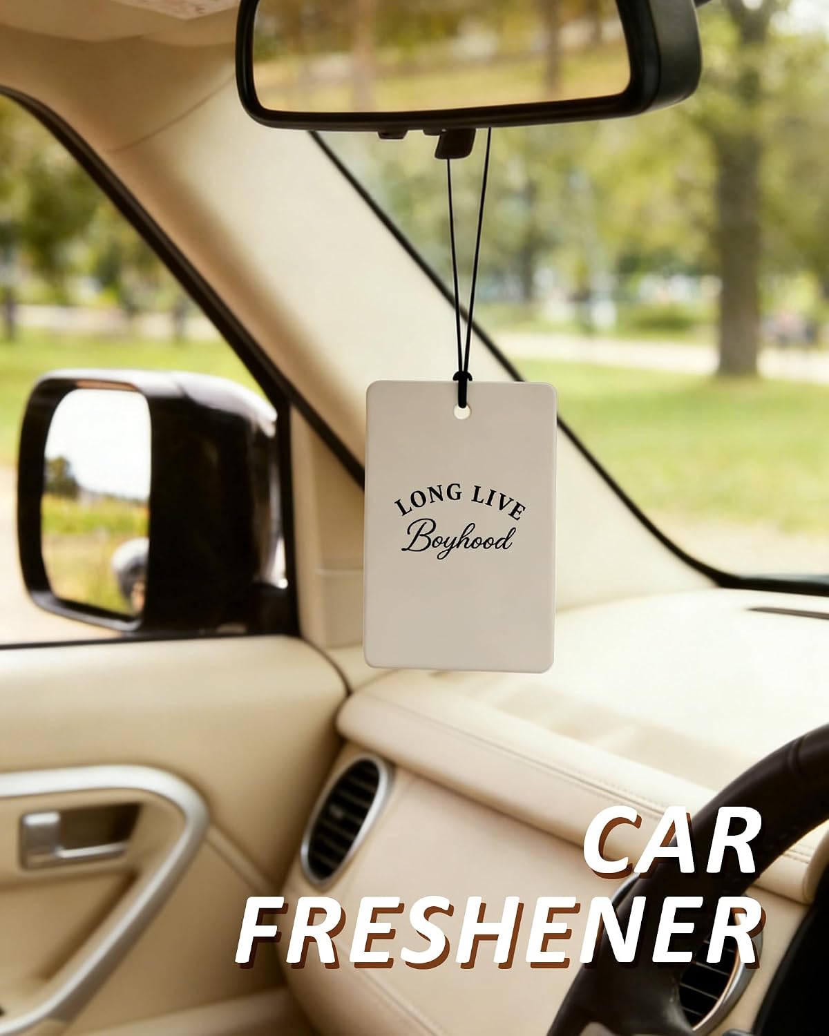 Christian Mallard Duck Car Air Freshener 4 Pcs, Beige Religious Hanging Air Freshener for Cars Closet Drawer Books Nursery, Christian Car Accessories for Tee Boys