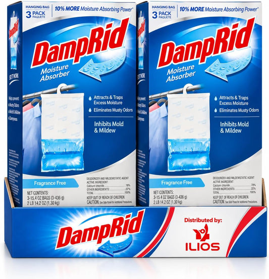 Damp Rid Hanging Bag Moisture Absorbers for Closet