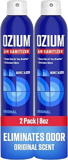 Ozium 8 Oz. Air Sanitizer & Odor Eliminator for Homes, Cars, Offices and More, Original Scent, Pack of 2
