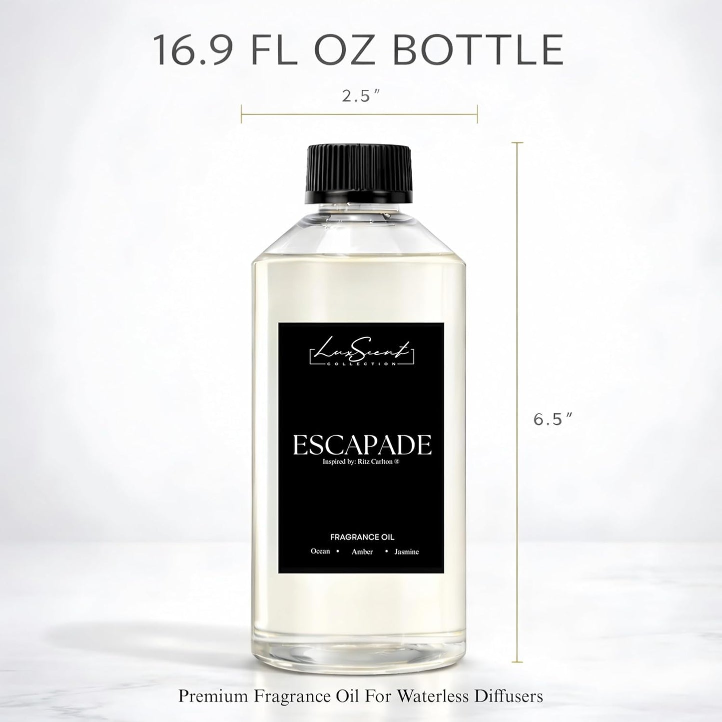 Aroma Essential Scent Oils 500ML - Hotel Collection Diffuser Fragrances - Luxury Home & Office Aromatherapy Diffuser Oils (16.9fl. Oz., Escapade)
