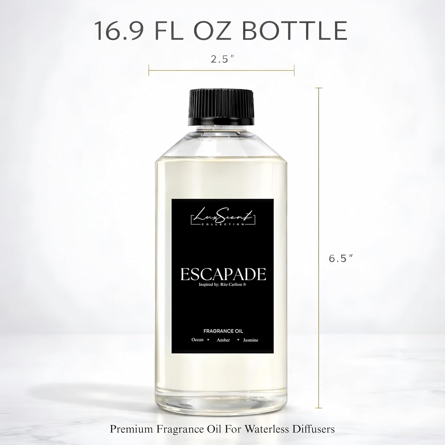 Aroma Essential Scent Oils 500ML - Hotel Collection Diffuser Fragrances - Luxury Home & Office Aromatherapy Diffuser Oils (16.9fl. Oz., Escapade)