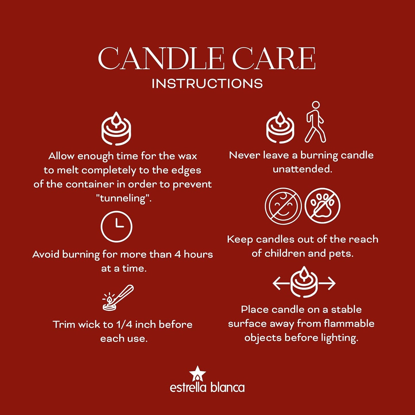 Apple Cinnamon Scented Red Pillar Candles – Set of 3 (3x6 Inch) – Long-Lasting Scented Candles for Home Décor, Aromatherapy & Gifts