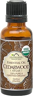 US Organic 100% Pure Cedarwood Essential Oil (Atlas) - USDA Certified Organic, Steam Distilled (More Size Variations Available) (30 ml / 1 fl oz)