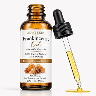 Frankincense Resin Oil for Face & Skin, 100% Pure & Natural, Steam Distilled Boswellia Carterii, Hydrating Face Oil for Women, Aromatherapy & Daily Skincare, 2.02 fl oz