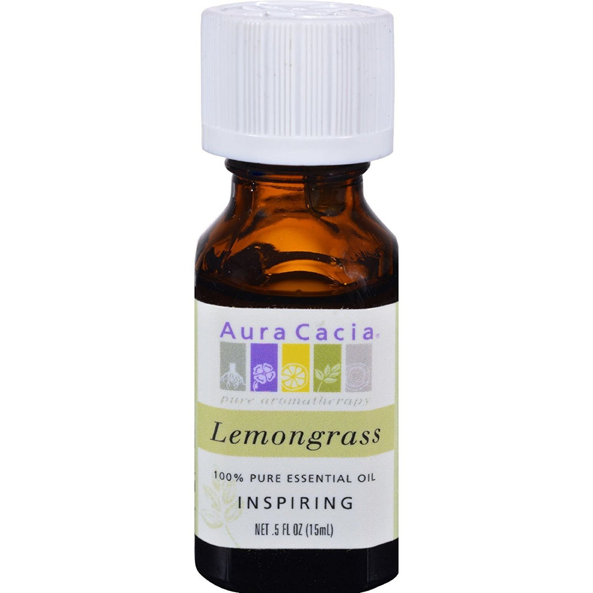 Aura Cacia 100 Percent Pure Lemongrass Essential Oil