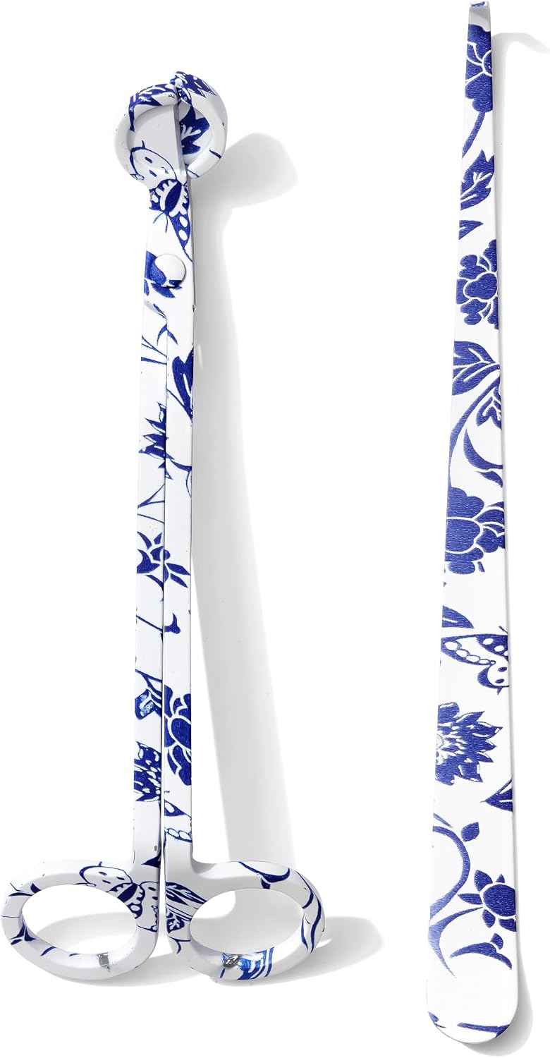 WICKMAN Wick Trimmer and Wick Dipper Gift Set with Nature Design