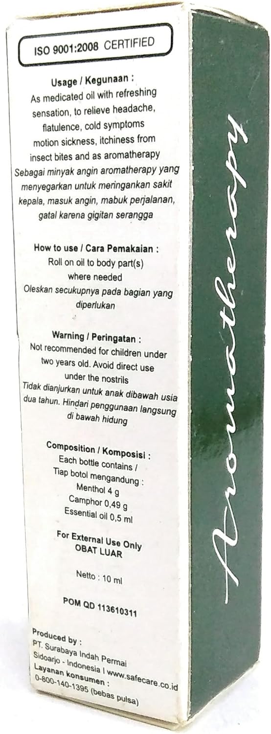 Roll on Refreshing Oil Aromatherapy, 10 Ml (Pack of 12) Y