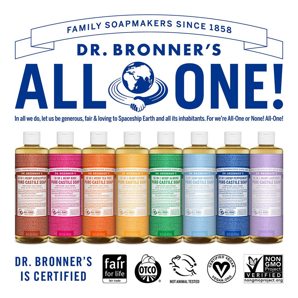 Dr. Bronner's - Pure-Castile Liquid Soap Variety Pack - Citrus