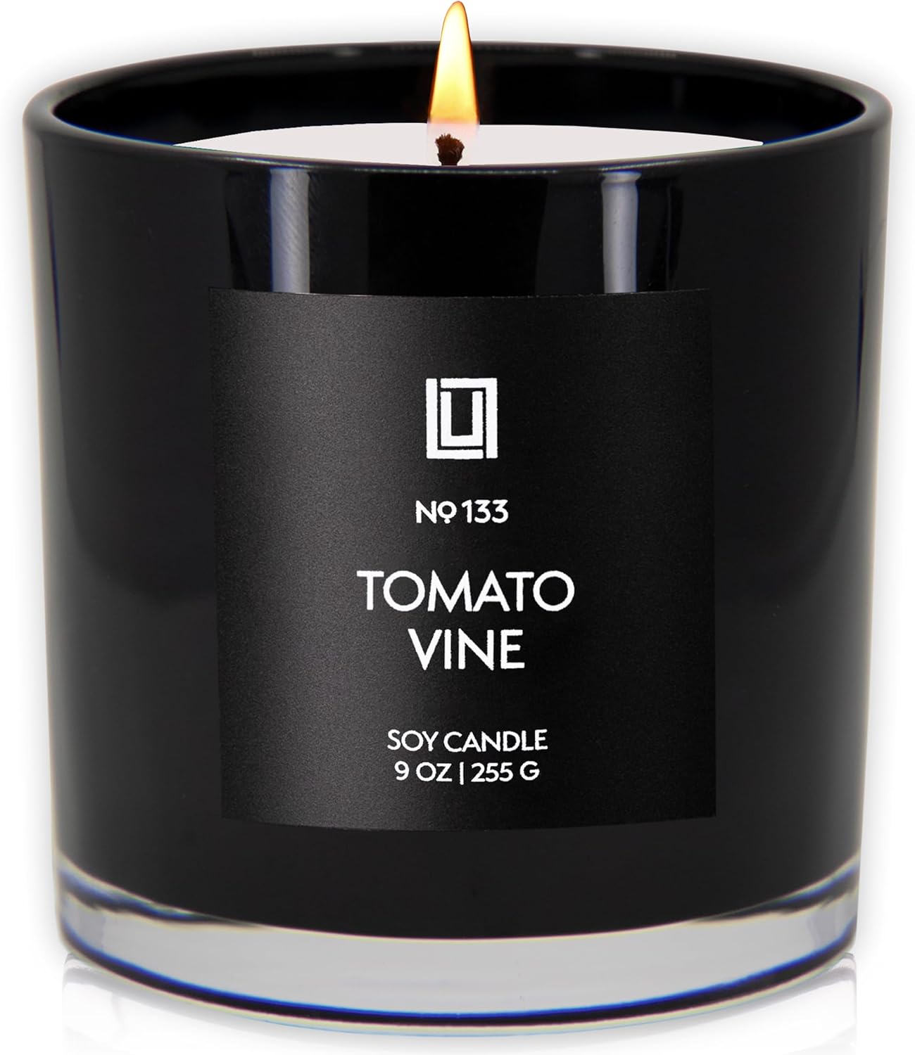 Lulu Candles | Tomato & Vine | Smells Fresh & Green | Luxury Scented Soy Jar Candle | Hand Poured in The USA | Highly Scented Long Lasting (9 Oz.)