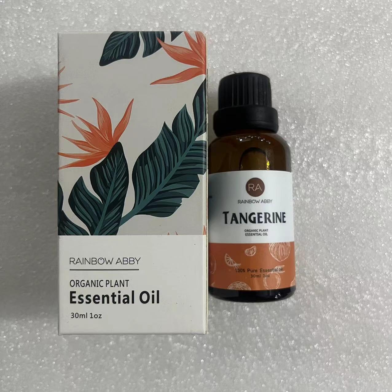Tangerine Essential Oil (30ML), 100% Pure Natural Organic Tangerine Oil for Diffuser, Massage, Skin Care, Yoga
