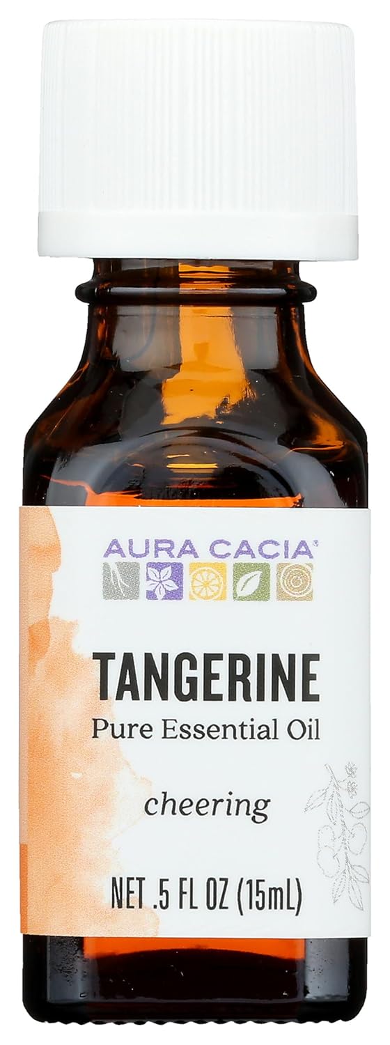 Aura Cacia Tangerine Essential Oil 0.5 fl. oz.