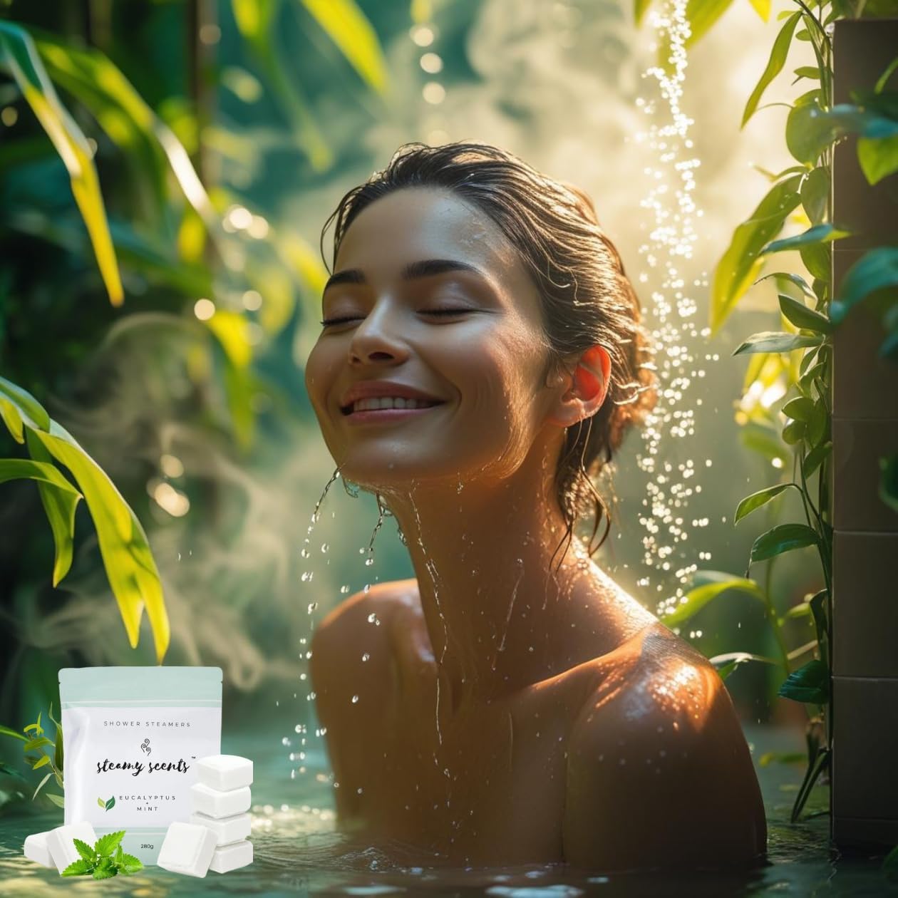Shower Steamer - Relaxing spa Experience Eucalyptus Mint Aromatherapy for Soothing Relief at Home