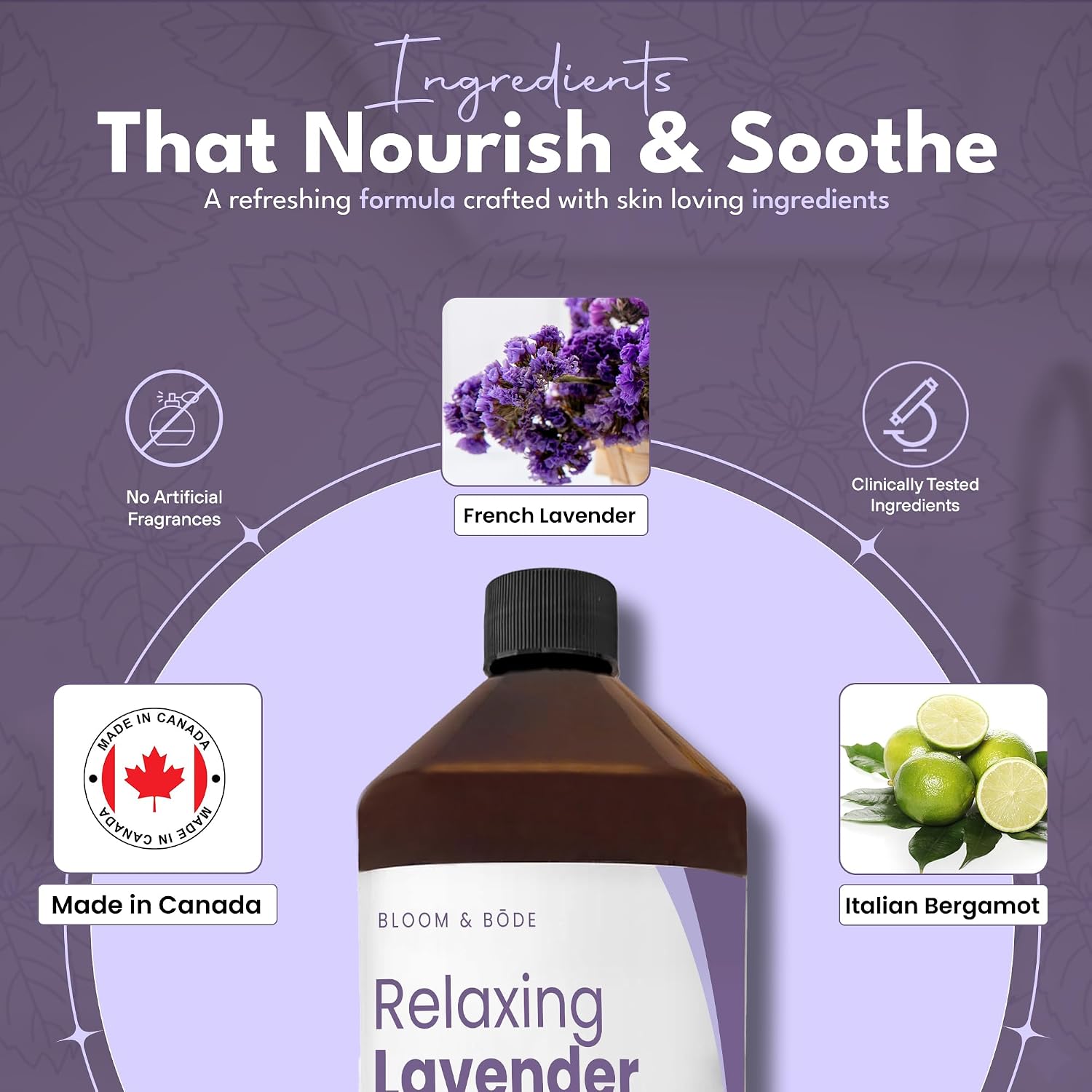 Luxury Foaming Bath - Natural Scented Bubble Bath with Essential Oils and Epsom Salt - Relaxing Lavender Scent, 33.8 fl oz / 1L