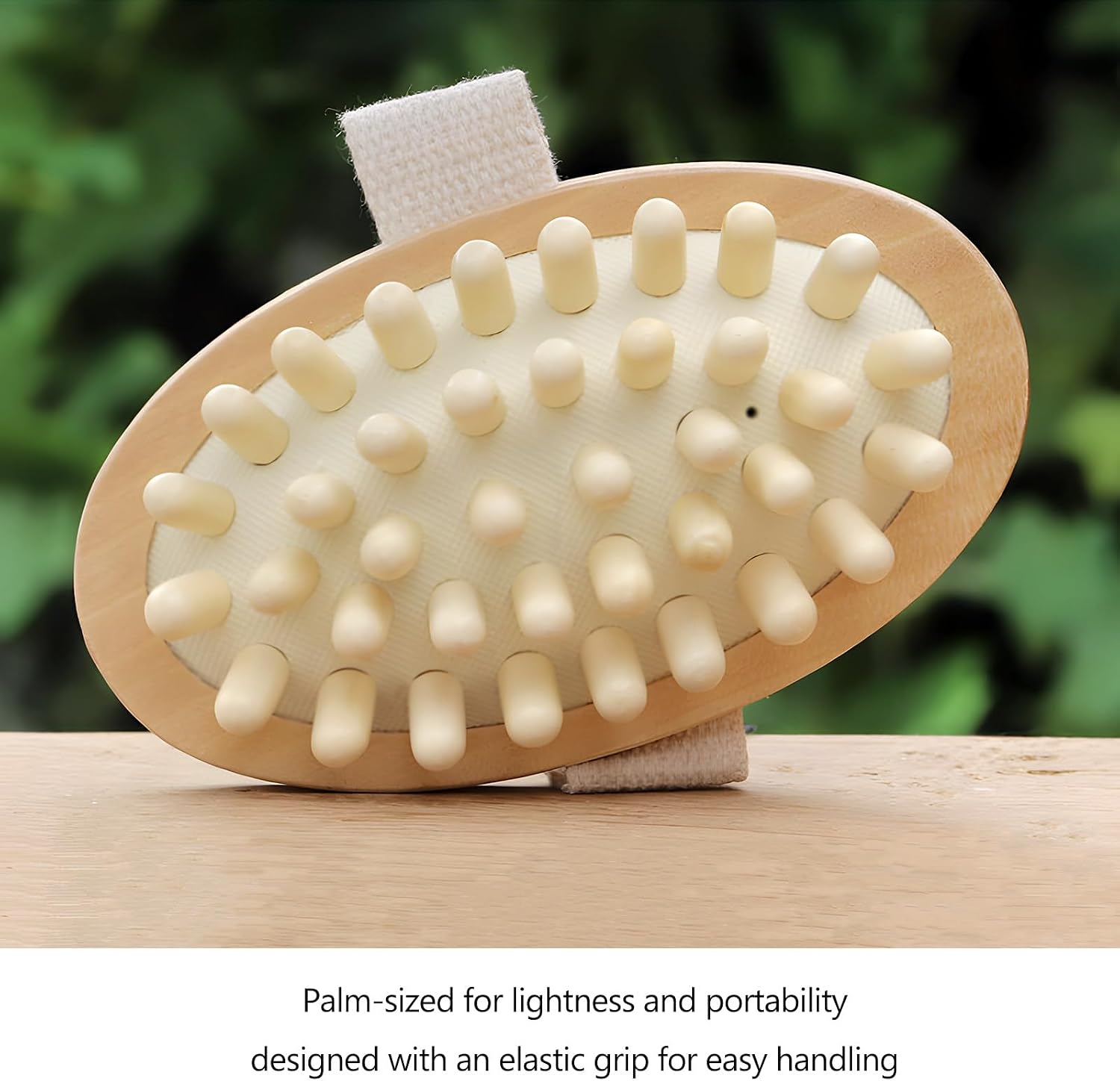 2 Pack Natural Wooden Anti Cellulite Massager Wood Hand-Held Massager Body Brush Muscle Relax Sauna Spa Head Massage Brush