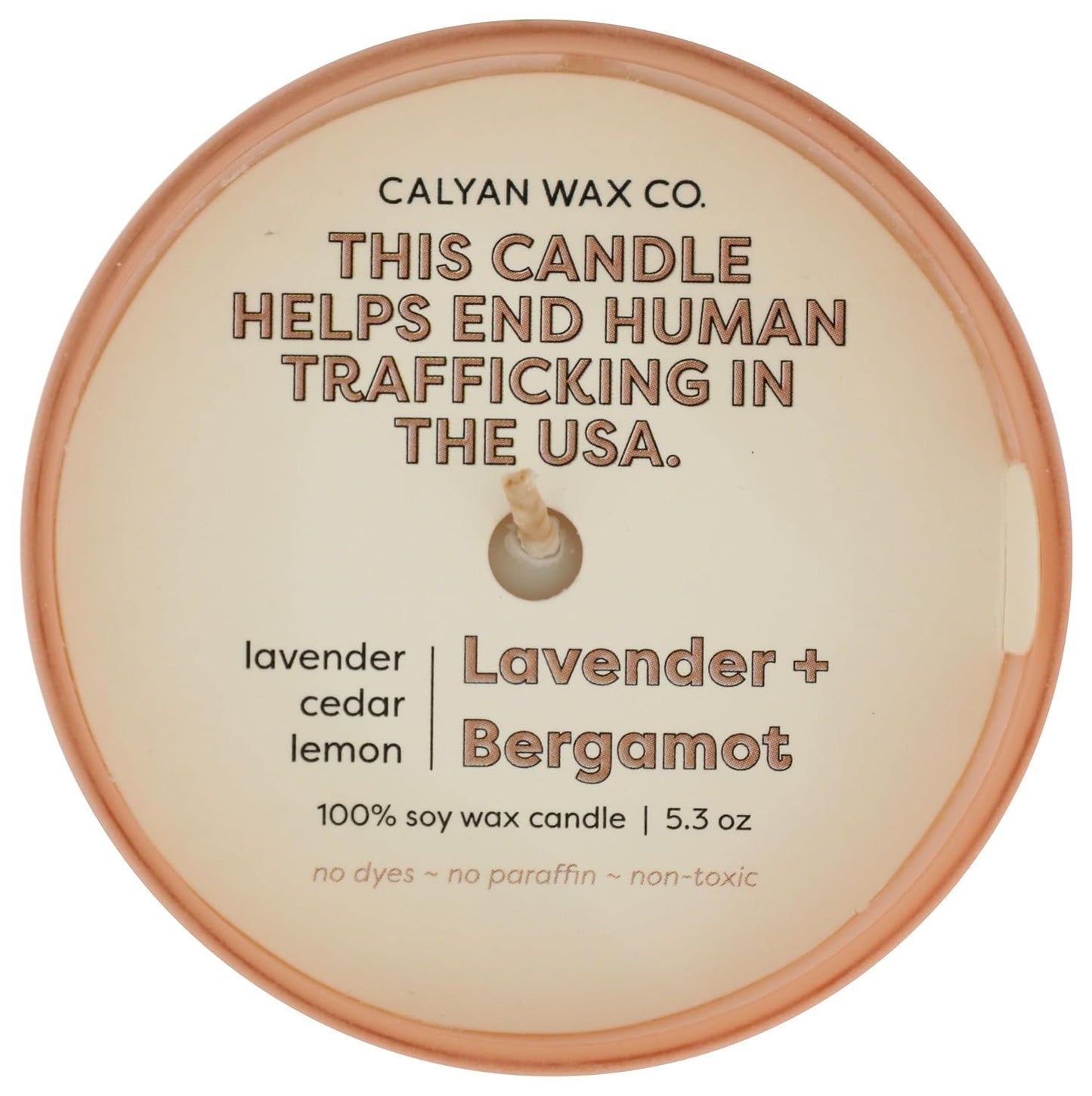 Calyan Wax Co. Dignity Series Lavender & Bergamot Candle