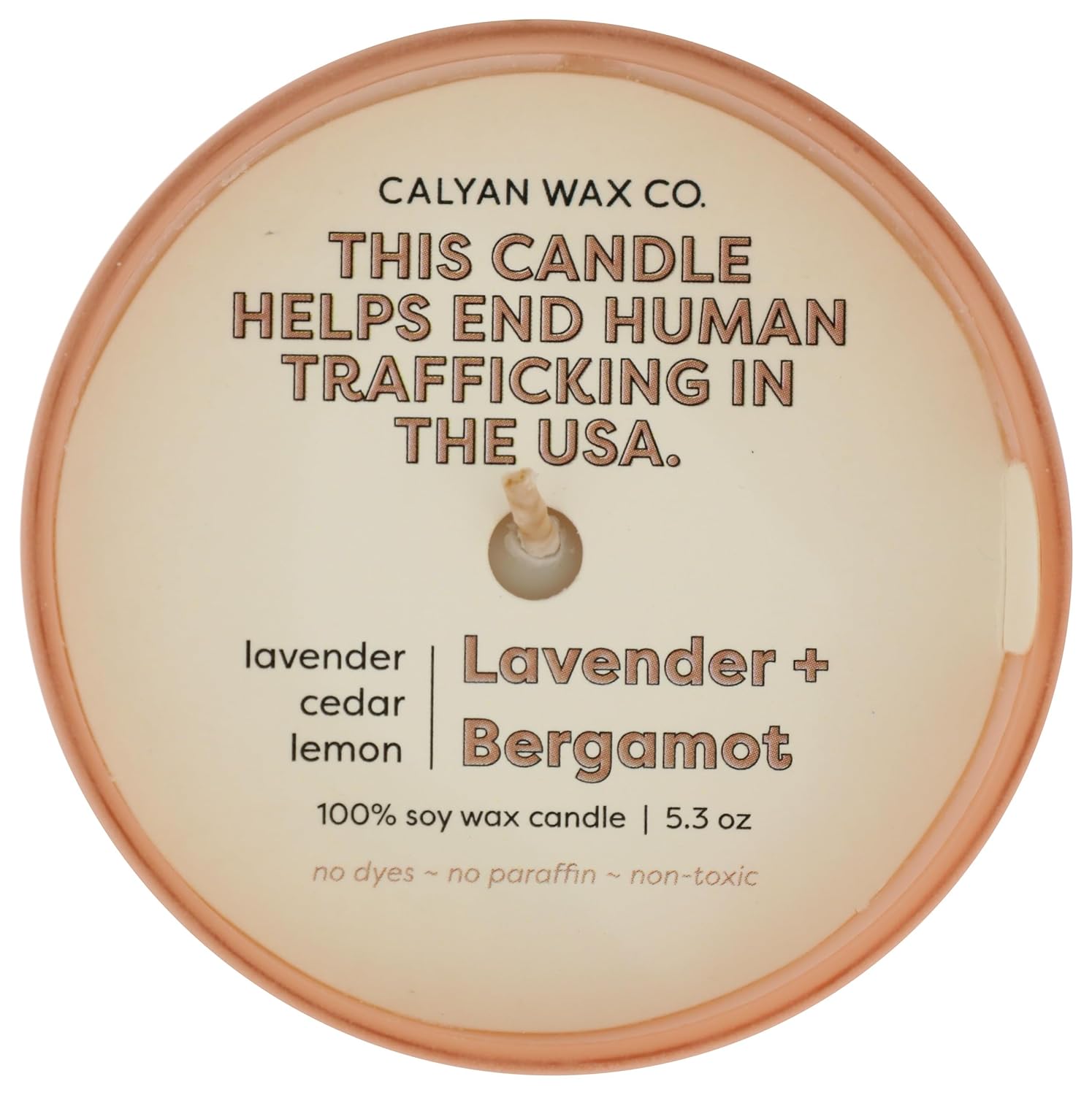Calyan Wax Co. Dignity Series Lavender & Bergamot Candle